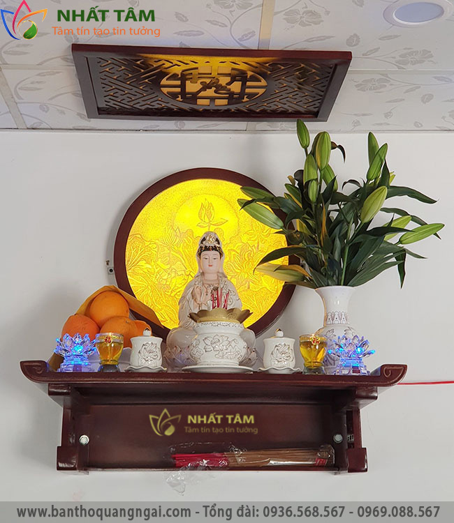Combo Bàn thờ Phật treo tường